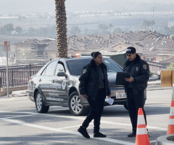 Professional security officers providing security services for industries in Los Angeles