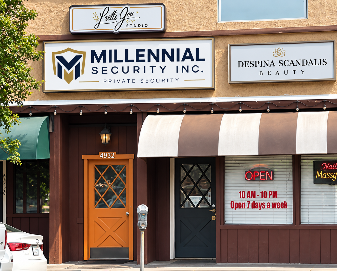 Millennial Security Inc. licensed and insured security company office in Los Angeles